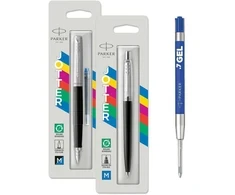 Parker Rinkinys: Jotter Originals Juodas Plunksnakotis + Tušinukas + 1 tušinuko papildymas Economy mėlynas