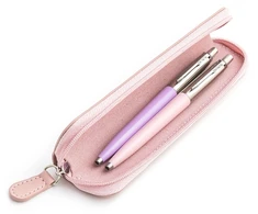 Parker Jotter Originals Lilac ir Rožinė Tušinukų dovanų rinkinys su rožiniu dėklu