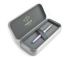 Parker Jotter Originals Lilac Tušinuko dovanų rinkinys metalinėje dėžutėje