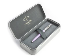 Parker Jotter Originals Lilac Tušinuko dovanų rinkinys metalinėje dėžutėje