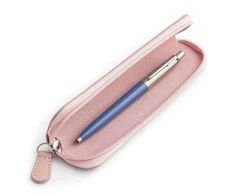 Parker Jotter Originals Mėlyna Tušinuko dovanų rinkinys su rožiniu dėklu