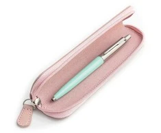 Parker Jotter Originals Mint Tušinuko dovanų rinkinys su rožiniu dėklu