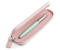 Parker Jotter Originals Mint Tušinuko dovanų rinkinys su rožiniu dėklu