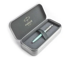 Parker Jotter Originals Mint Tušinuko dovanų rinkinys metalinėje dėžutėje