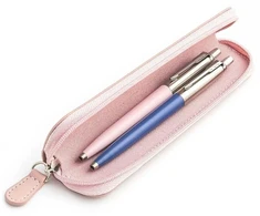 Parker Jotter Originals Rožinė ir Mėlyna Tušinukų dovanų rinkinys su rožiniu dėklu