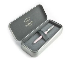 Parker Jotter Originals Rožinė Tušinuko dovanų rinkinys metalinėje dėžutėje