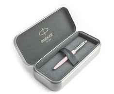 Parker Jotter Originals Rožinė Tušinuko dovanų rinkinys metalinėje dėžutėje