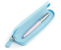 Parker Jotter Originals Rožinė Tušinuklo dovanų rinkinys su mėlynu dėklu