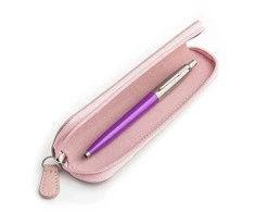 Parker Jotter Originals Violetinė Tušinuko dovanų rinkinys su rausvu dėklu