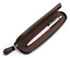 Parker Jotter Rožinė dovanų rinkinys rudame dėkle