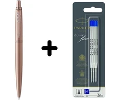 Parker Jotter XL Rožinė PGT Tušinukas + mėlynas tušinuko papildymas (M) 3 vnt.