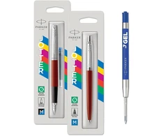 Parker Rinkinys: Jotter Originals Raudona Plunksnakotis + Tušinukas + 1 tušinuko papildymas Economy mėlynas