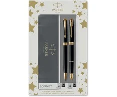 Parker Rinkinys: Plunksnakotis + Tušinukas Sonnet Juodas GT - 2093371