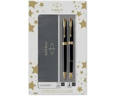 Parker Rinkinys: Plunksnakotis + Tušinukas Sonnet Juodas GT - 2093371