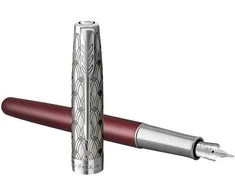 Parker Plunksnakotis Sonnet Premium Metal &amp; Raudona CT (F) 18K - 2119650