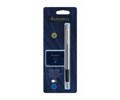 Plunksnakotis + 6 rašalo kapsulės Waterman Allure Chrome - 2135211