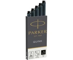 Rašalo kapsulės Parker Standard 5 vnt. Juoda - 1950382