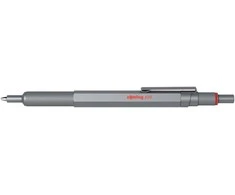 Rotring 600 sidabrinis gelinis rašiklis 0,55 mm - 2196011