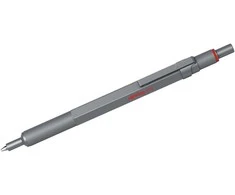 Rotring 600 sidabrinis gelinis rašiklis 0,55 mm - 2196011