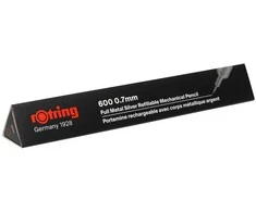 Rotring automatinis pieštukas 600 0,7 Sidabrinis - 1904444