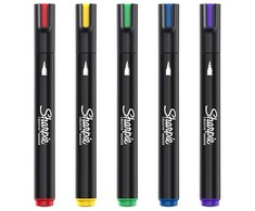 Sharpie 5 spalvų akrilinių žymeklių rinkinys su širdele, skirtas spalvinti
