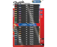 „Sharpie“ akrilo žymeklių rinkinys (kūginis antgalis): pagrindinės spalvos, šiltos spalvos ir žemės spalvos – 2223312