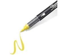 Sharpie geltonas (geltonas) akrilinis žymeklis su teptuko galiuku, 1 vnt. - 2218065