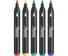 Sharpie kūrybinių akrilinių žymeklių rinkinys, 5 spalvos, su spalvotu žaisliuku