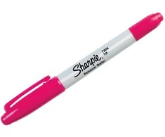 Sharpie Twin Tip rausvas markeris 1 vnt.