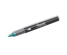 Sharpie žalias akrilinis žymeklis (žalias) - su teptuko galiuku - 2218068
