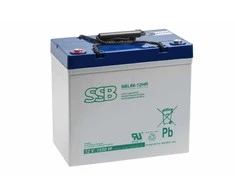 Super Benek SSB AGM SBL66-12HR 12V 55Ah M6 maitinimo akumuliatorius