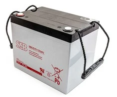 SSB SBCG 75-12i(sh) 12V 75Ah priežiūros nereikalaujantis gelinis akumuliatorius cikliniam darbui