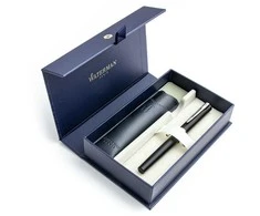 Waterman Allure Matte Juodas CT (F) Plunksnakotis ir dėklas dovanų dėžutėje