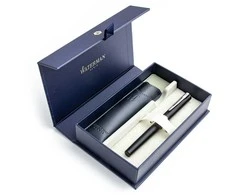 Waterman Allure Matte Juodas CT (F) Plunksnakotis ir dėklas dovanų dėžutėje
