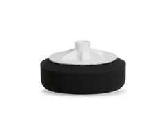 Juoda poliravimo kempinė MINKŠTA - prisukama M14, diametras 150mm PoshPad
