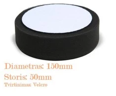 Minkšta poliravimo kempinė 150mm Velcro