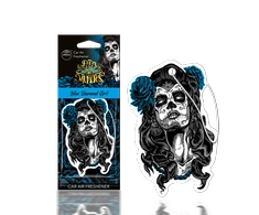 MTM Mėlyna Stilingas oro gaiviklis Aroma Dia De Los Muertos Mėlyna Diamond Girl