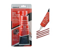 VISBELLA raudonos spalvos silikoninis sandariklis RTV 105g 343