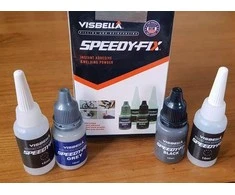 VISBELLA SPEEDY FIX klijų rinkinys: užpildas (20ml) ir klijai (20ml)
