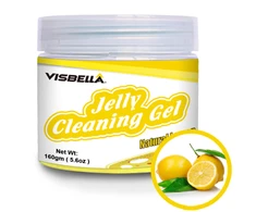 VISBELLA želė dulkėms valyti iš sunkiai prieinamų vietų (tarpų, ertmių) 160g Obuolys