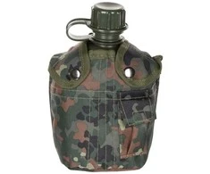 Max Fuchs Plastikinė gertuvė su dėklu, BW CAMO