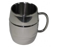 Max Fuchs Termosinis puodelis dvigubomis sienelėmis "Statinė" 450 ml.