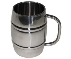 Max Fuchs Termosinis puodelis dvigubomis sienelėmis "Statinė" 450 ml.