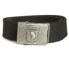 Mil-Tec Diržas AIRBORNE 40 mm, Juodas