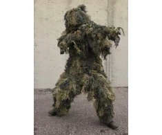 Mil-Tec GHILLIE ANTI FIRE 4 dalių maskuojantis kostiumas, WOODLAND