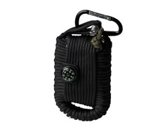 Išgyvenimo rinkinys PARACORD LG, Juodas