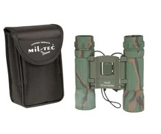 Mil-Tec Kompaktiški žiūronai 10x25, WOODLAND