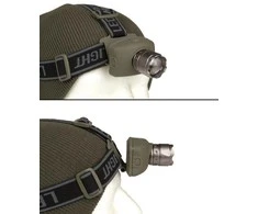 Mil-Tec LED CREE 3 WATT žibintuvėlis tvirtinamas ant galvos