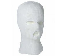 Mil-Tec Megztas pošalmis "BALACLAVA" 3H, Baltas