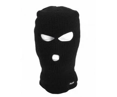 Mil-Tec Megztas pošalmis "BALACLAVA" THINSULATE 3H, Juodas
